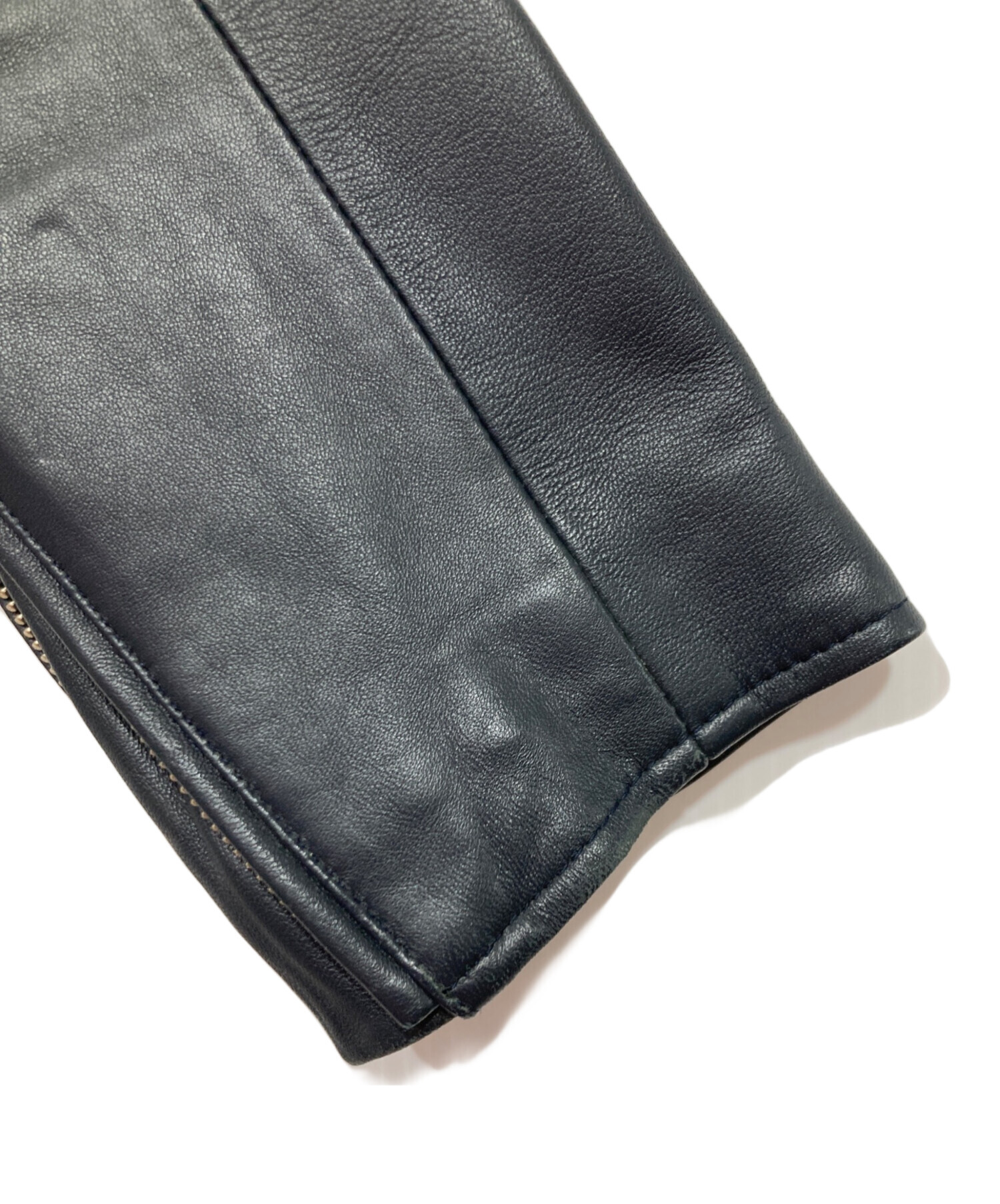 中古・古着通販】STUDIOUS (ステュディオス) ラムレザーシングル