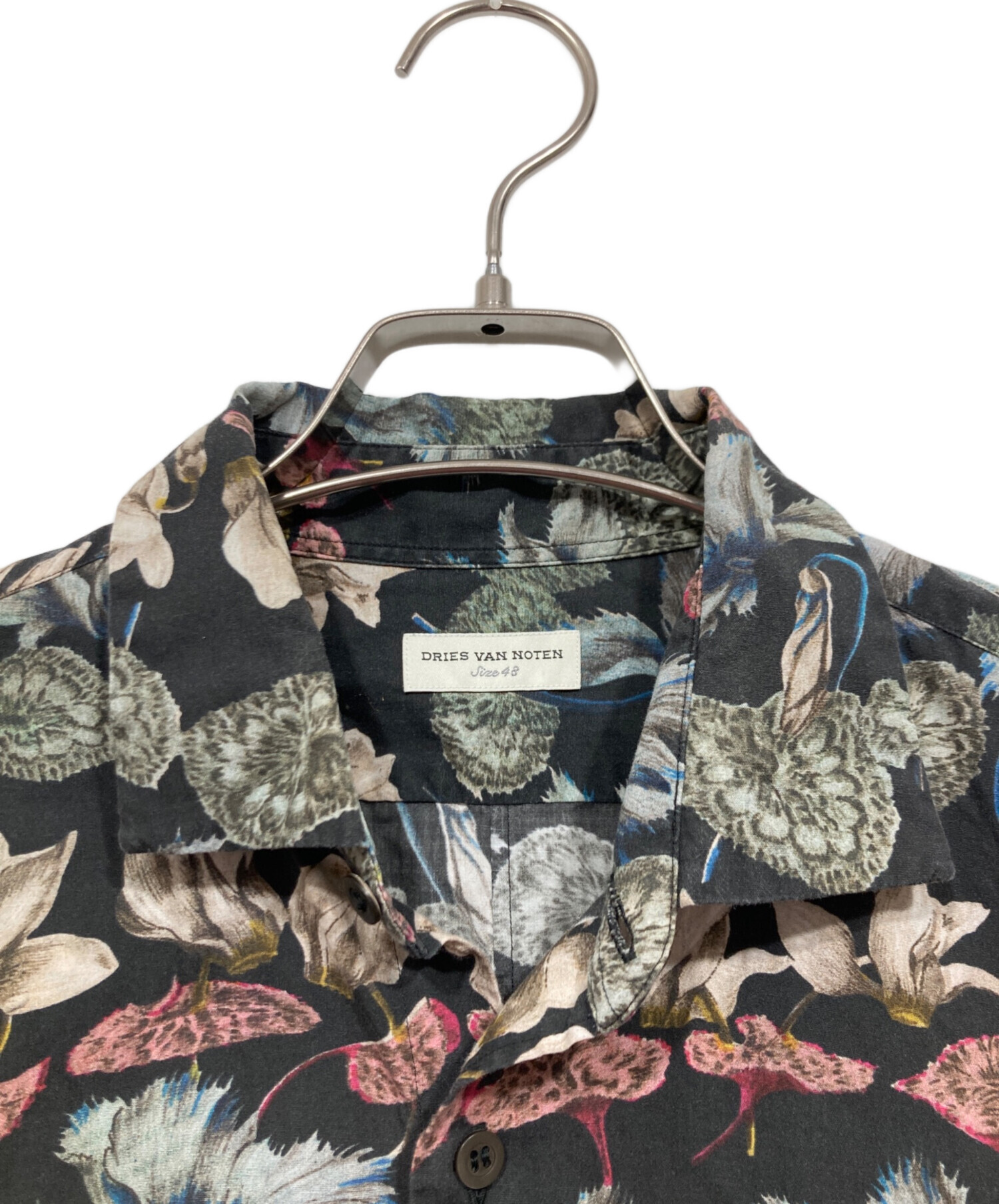 中古・古着通販】DRIES VAN NOTEN (ドリスヴァンノッテン) 花柄シャツ