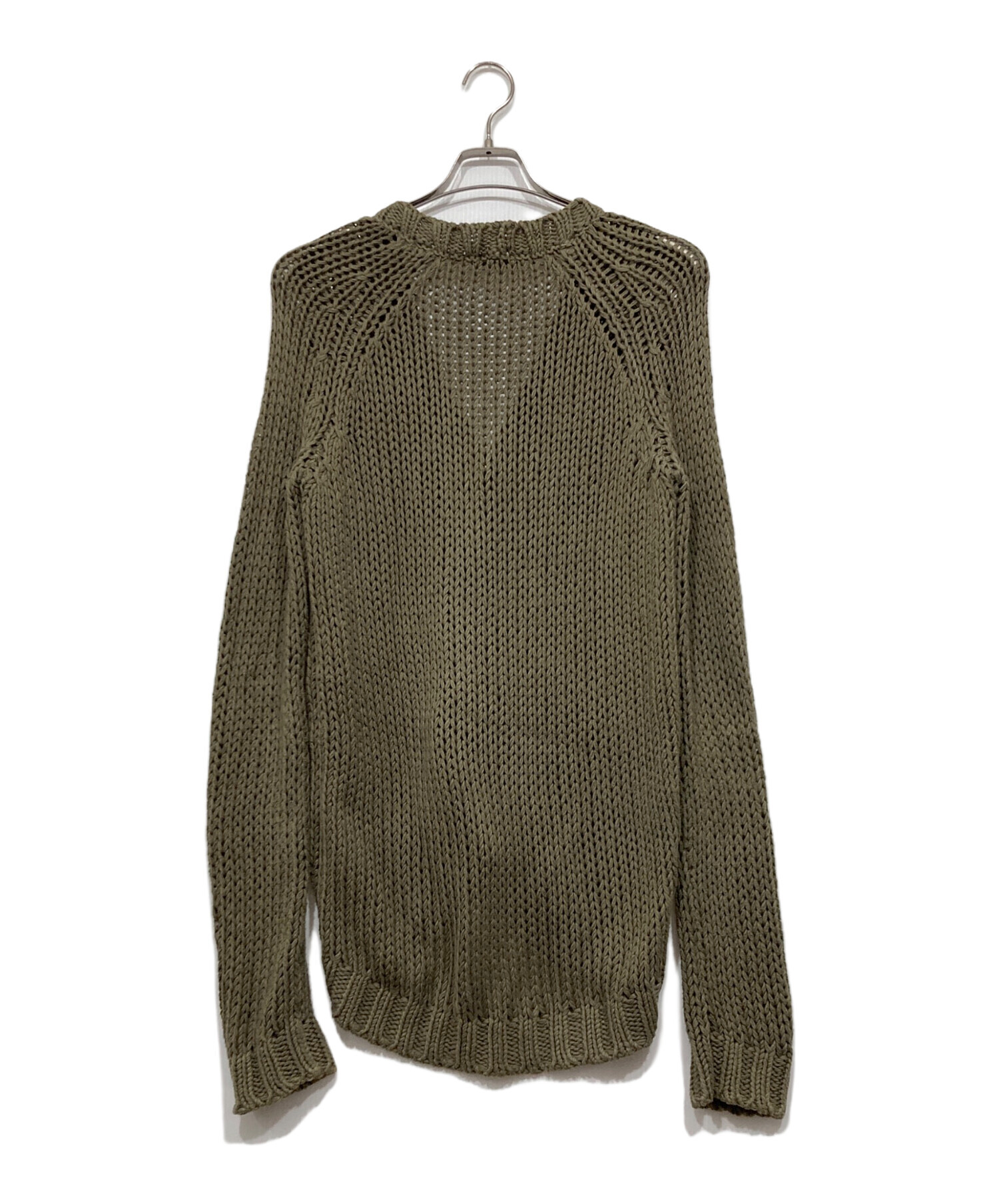 中古・古着通販】BALMAIN (バルマン) ニットカーディガン オリーブ 