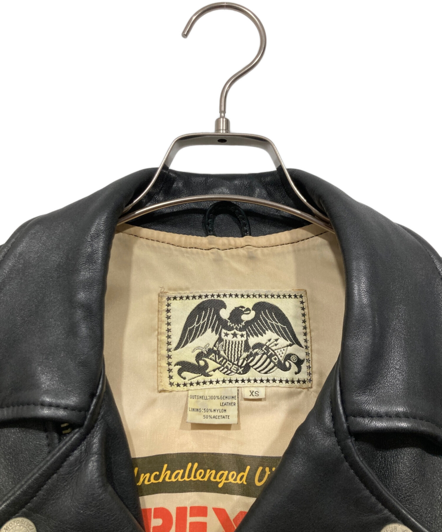 中古・古着通販】AVIREX (アヴィレックス) THREE JACKSライダース