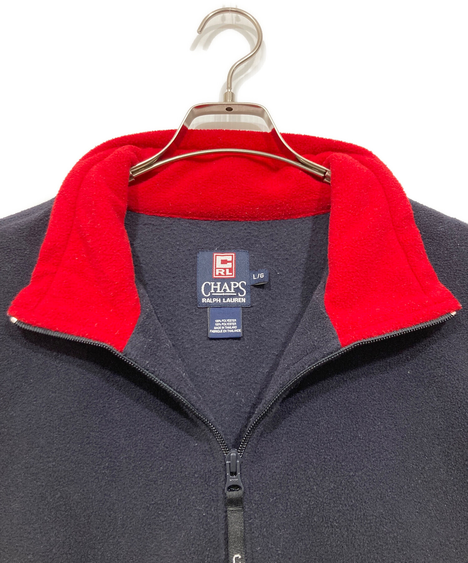 【大きいサイズ 3L】ラルフローレン CHAPS ジャケット レッド ペイズリー 90年代 CHAPS RALPH LAUREN チャップス ラルフローレン リバーシブル