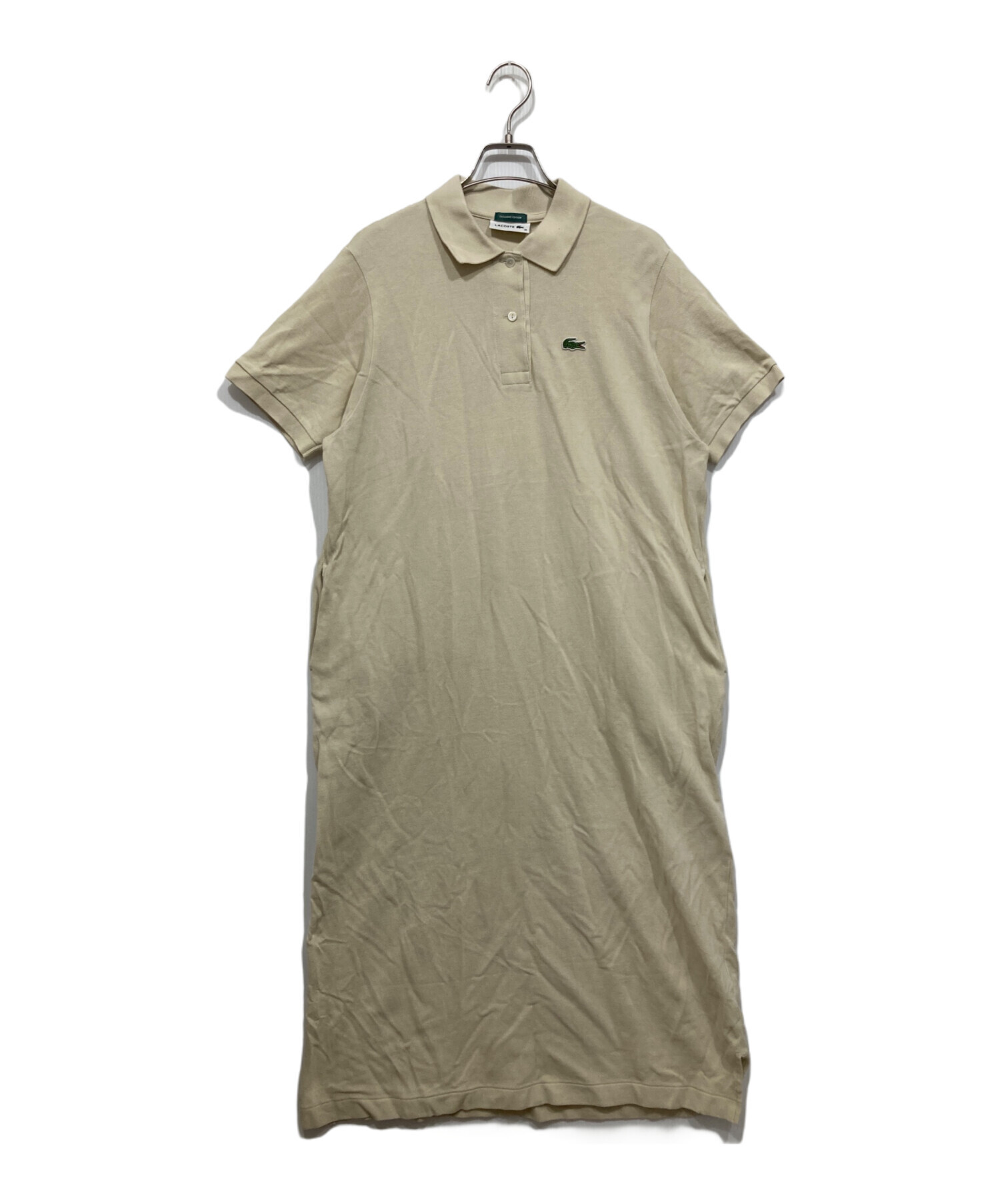 中古・古着通販】LACOSTE (ラコステ) ロゴワッペンポロワンピース
