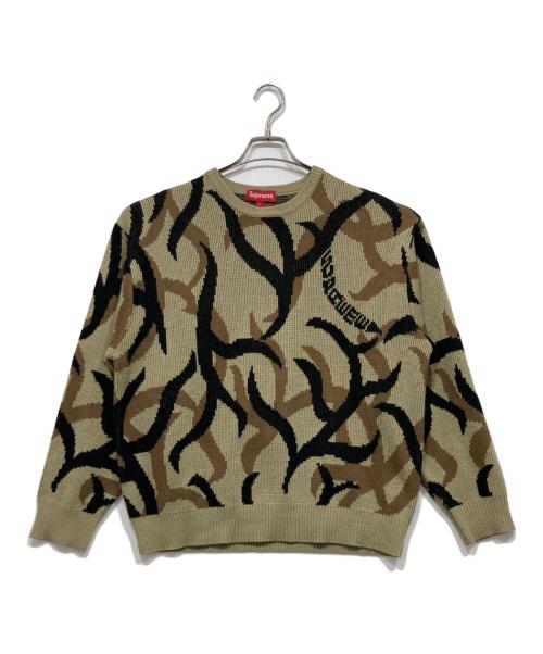 Sサイズ SUPREME Tribal Camo Sweater ニット 中古・古着通販】SUPREME (シュプリーム) tribal camo Sweater