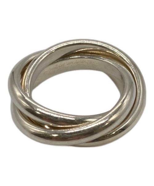 本日まで出品　ティファニー　三連リング　短期出品　♯16位 中古・古着通販】TIFFANY & Co. (ティファニー) 3連リング サイズ:9号