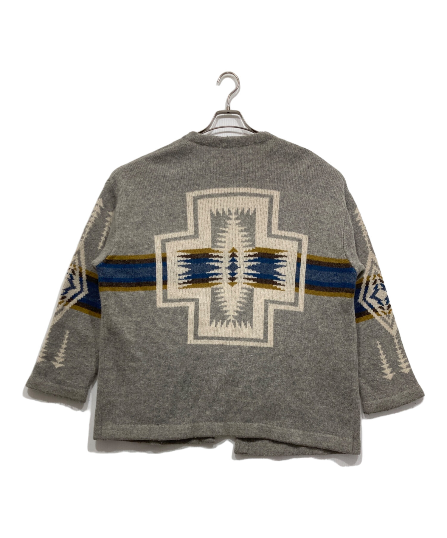 中古・古着通販】PENDLETON (ペンドルトン) ウール混カーディガン 
