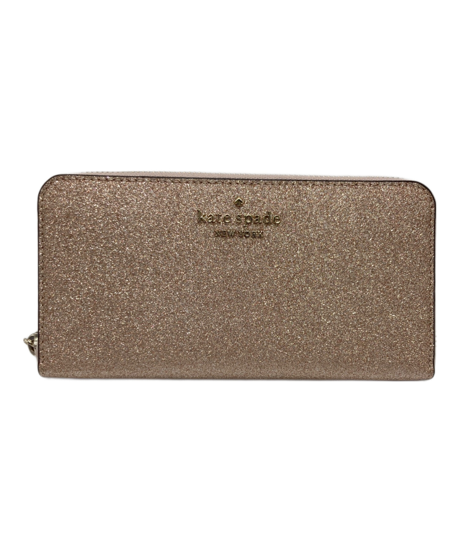 新品未使用　kate spade 長財布 ラウンドファスナー　グリッター 中古・古着通販】Kate Spade (ケイトスペード) グリッターラウンド
