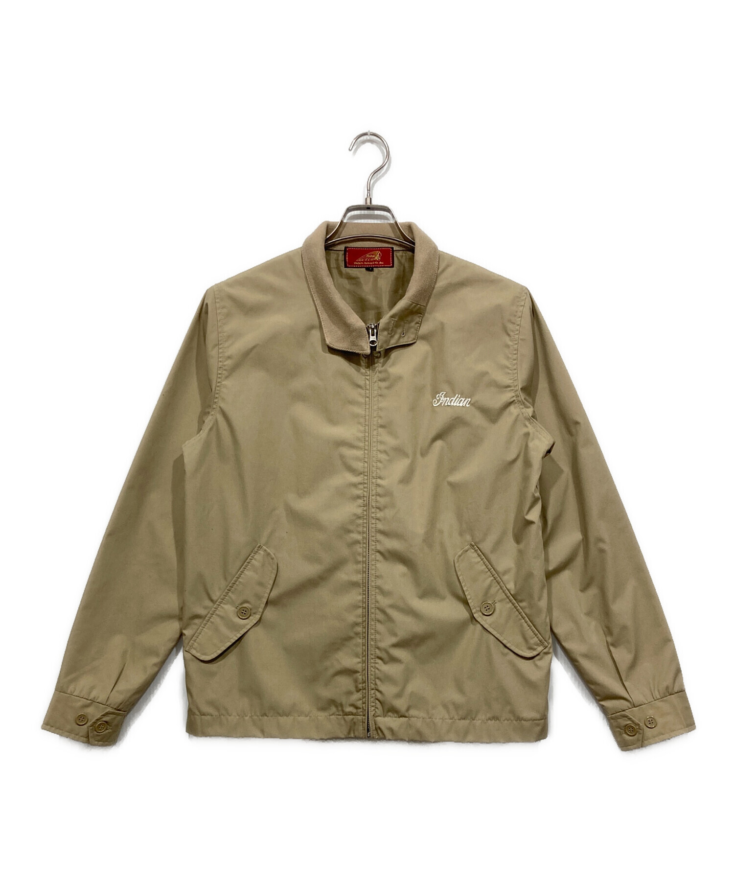Indian メッシュジャケット 40サイズ ベージュ Indian メッシュジャケット 40サイズ ベージュ バイク ジャケット