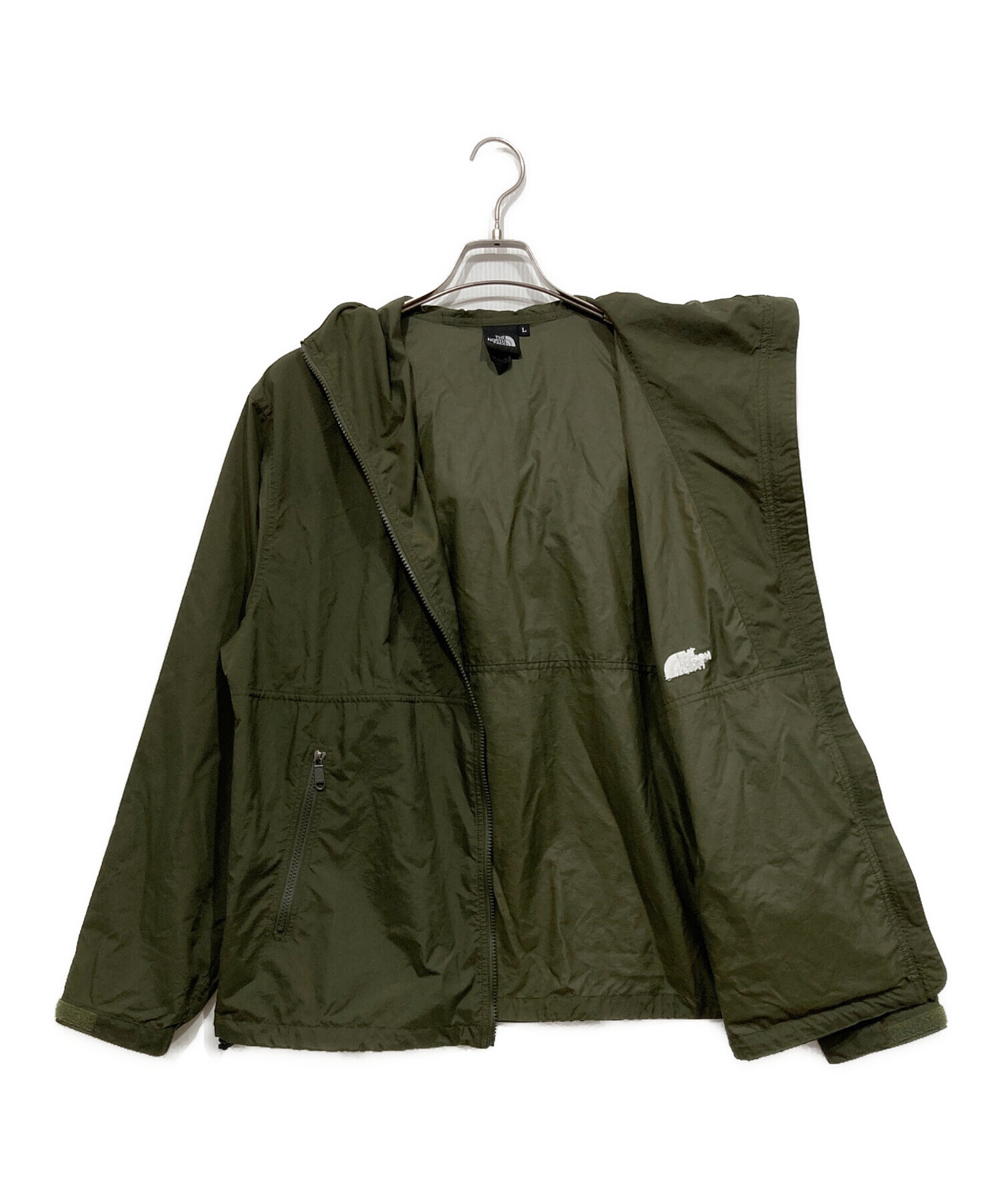 未使用に近い美品‼️ノースフェイスコンパクトジャケットオリーブLサイズ 中古・古着通販】THE NORTH FACE (ザ ノース フェイス) コンパクト