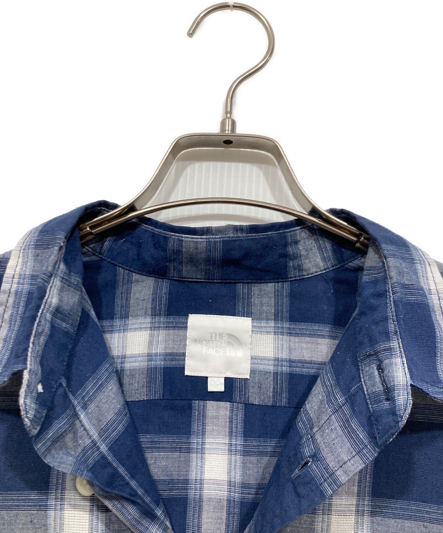 ザノースフェイス THE NORTH FACE チェックシャツ レディース M 中古・古着通販】THE NORTH FACE (ザ ノース フェイス) チェックシャツ