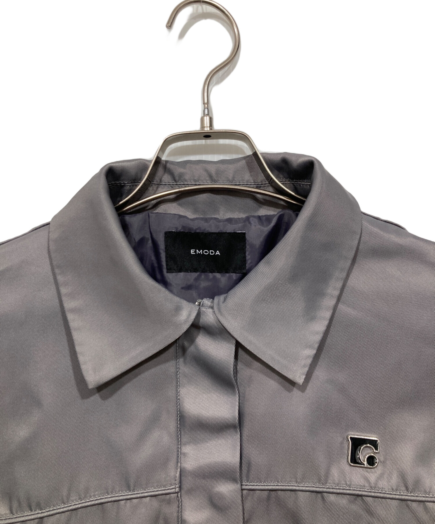 中古・古着通販】EMODA (エモダ) ボックスEマークショートブルゾン 