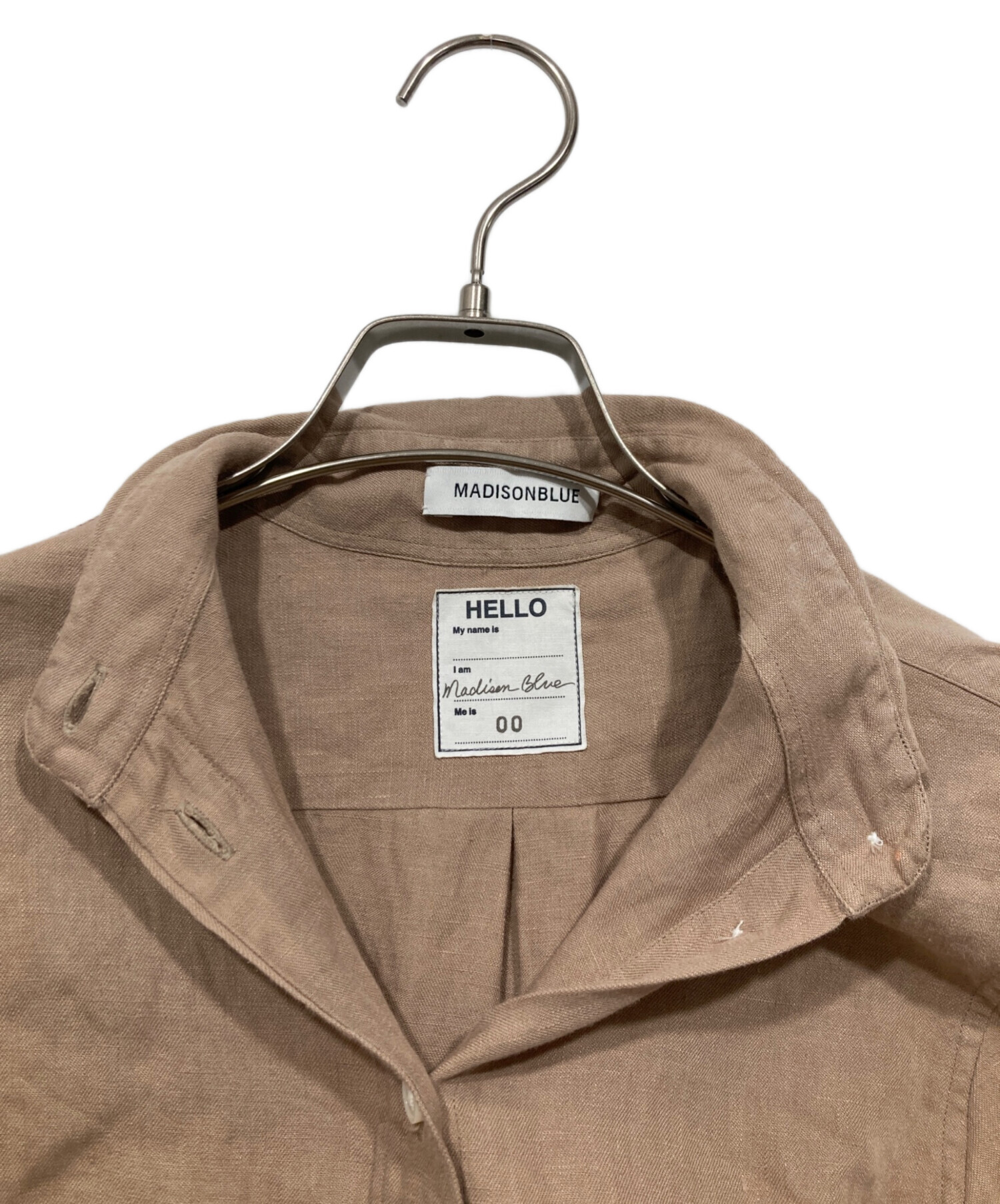 中古・古着通販】MADISON BLUE (マディソンブルー) MADAM SHIRT LINEN