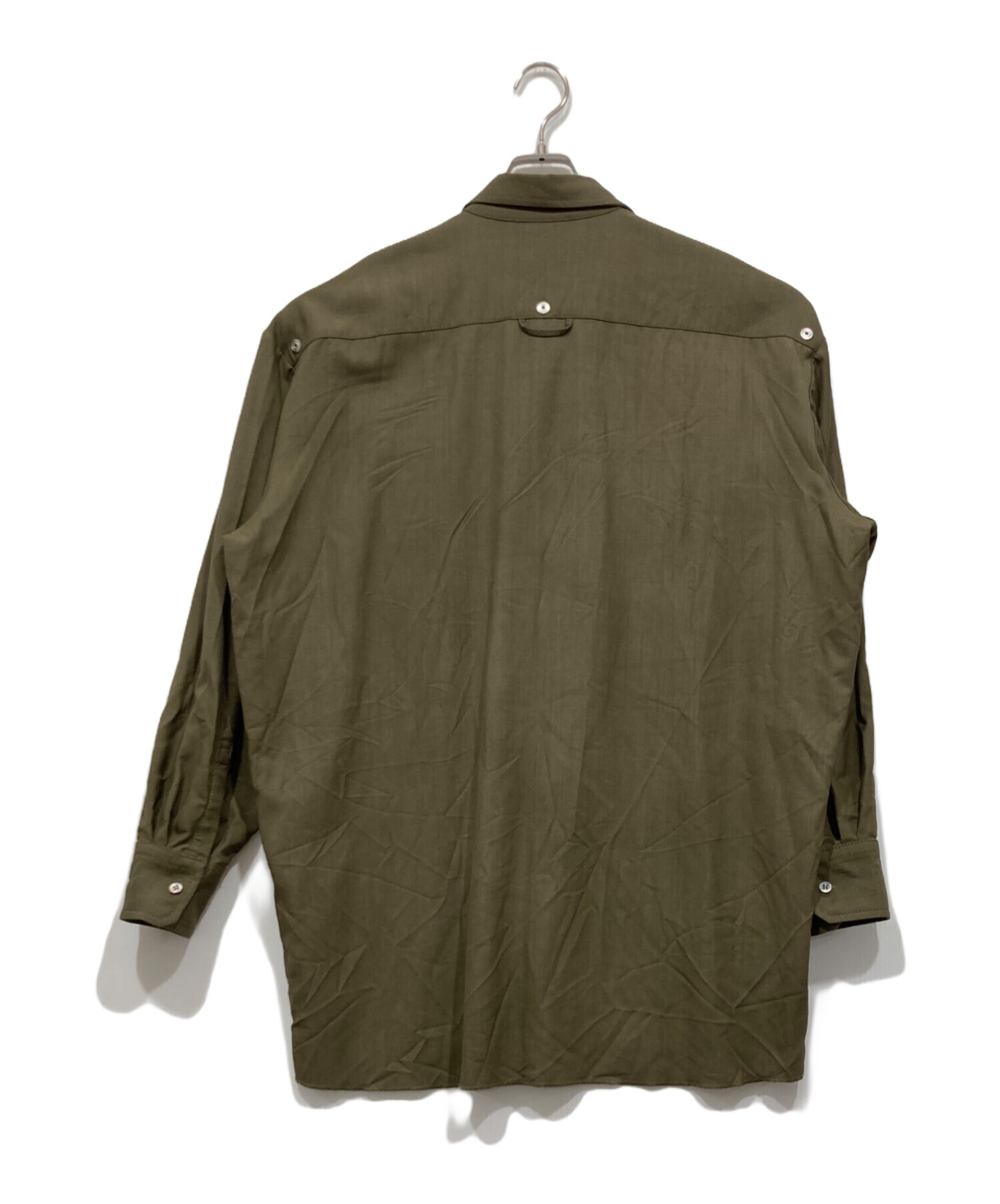 中古・古着通販】MAGLIANO (マリアーノ) ミリタリーシャツ グリーン  