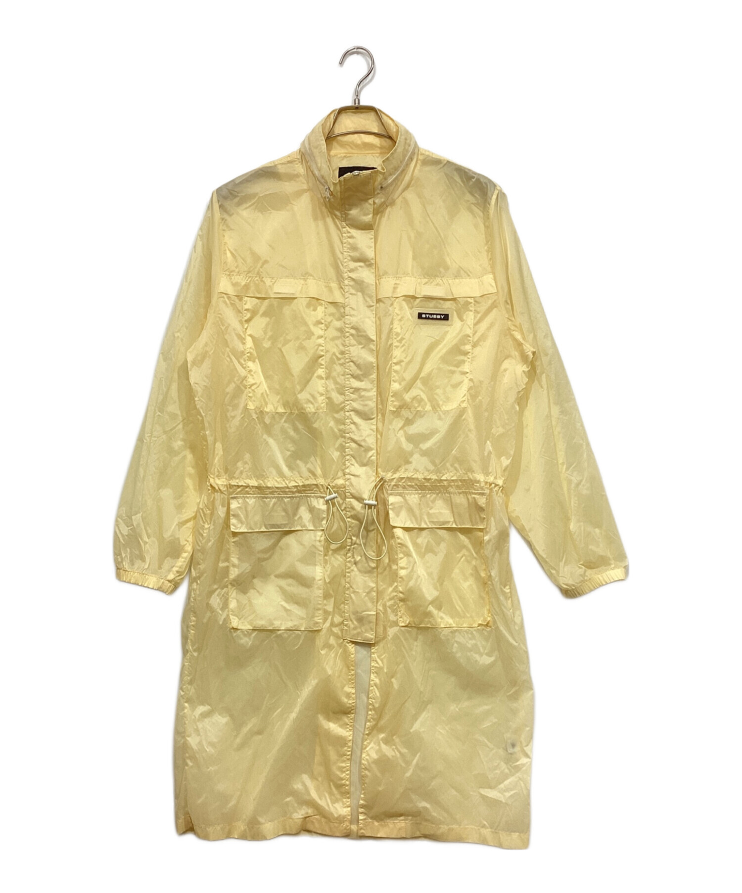 中古・古着通販】stussy (ステューシー) ナイロンコート イエロー 