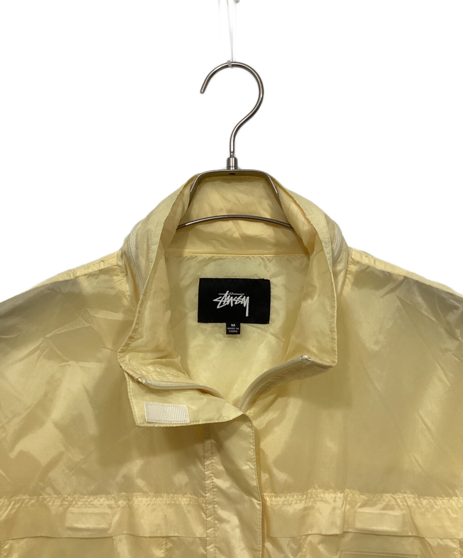 中古・古着通販】stussy (ステューシー) ナイロンコート イエロー 