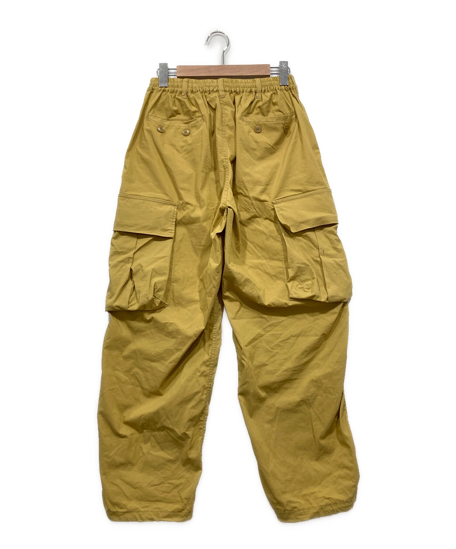 Euro vintage ヨーロッパ物 極太 薄黄色 バギーパンツ カーゴパンツ 中古・古着通販】KEBOZ (ケボズ) カーゴパンツ イエロー サイズ:L
