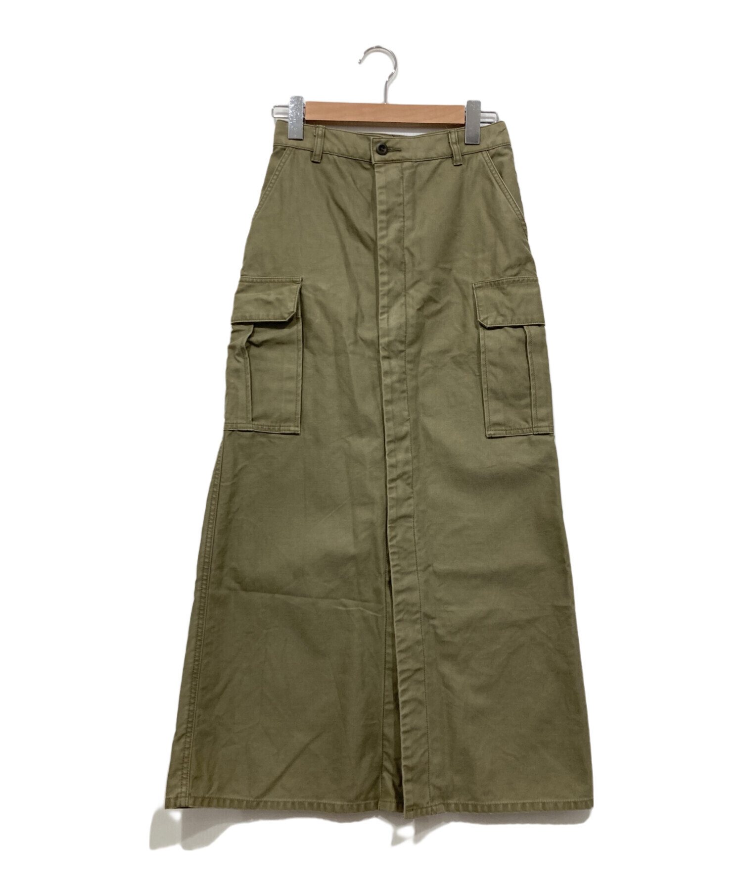 中古・古着通販】Plage (プラージュ) スリットカーゴスカート グリーン  