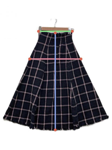 中古・古着通販】Snidel (スナイデル) チェックスリットデザインロング