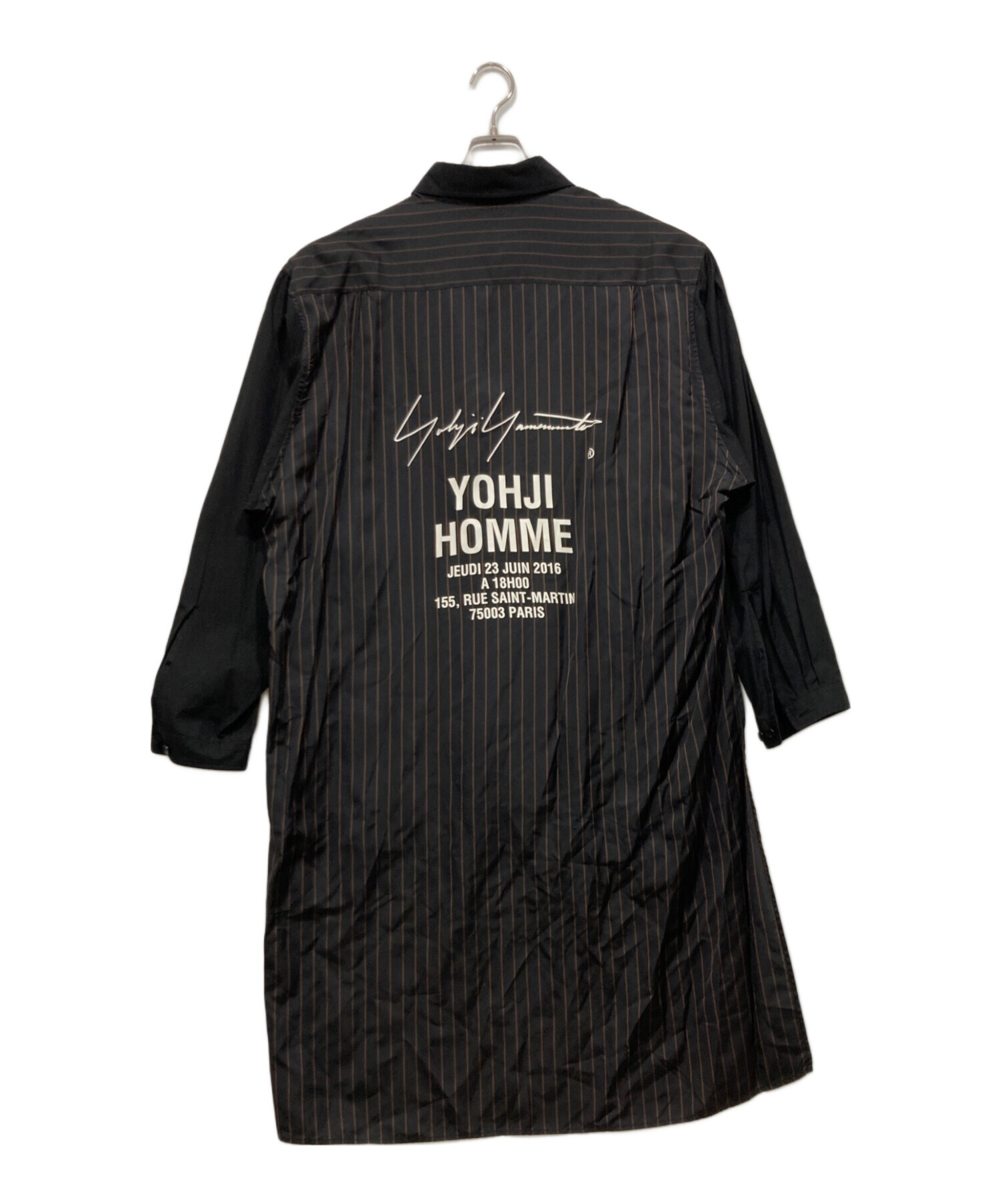 yohjiyamamoto pour homme18ss シャツ yohji yamamoto pour homme18ss