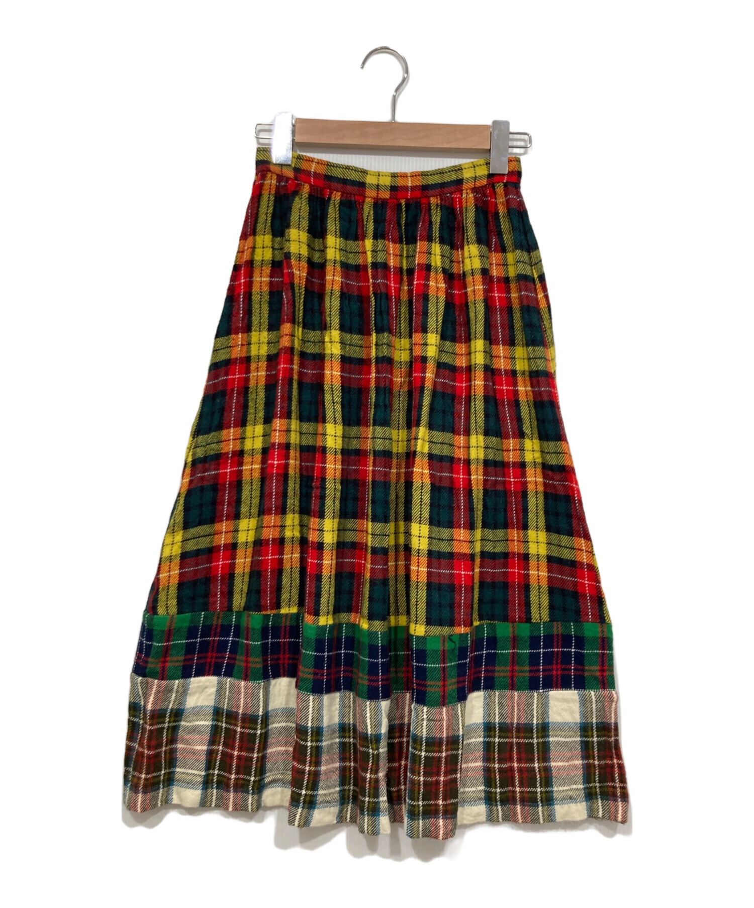 tricot COMME des GARÇONS チェックスカート 中古・古着通販】tricot COMME des GARCONS (トリココムデギャルソン