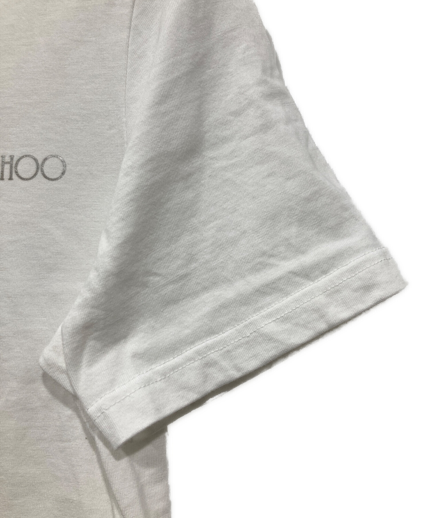 中古・古着通販】JIMMY CHOO (ジミーチュウ) ロゴプリントTシャツ