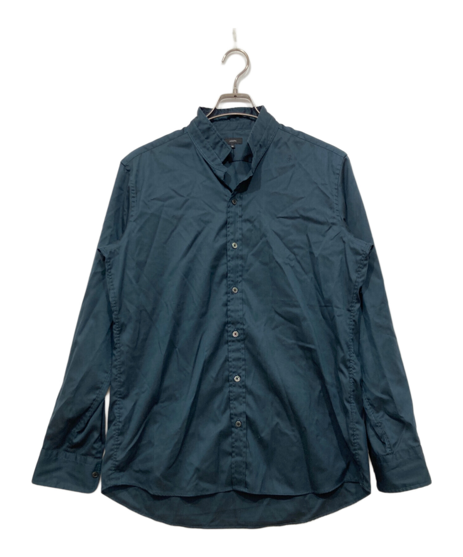 中古・古着通販】JOSEPH (ジョゼフ) スタンドカラーシャツ ネイビー