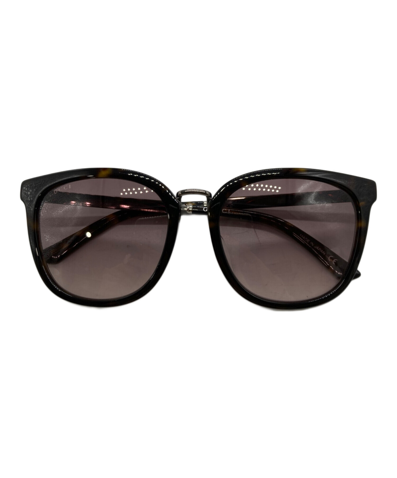 中古・古着通販】GUCCI (グッチ) サングラス ブラウン サイズ:55□19