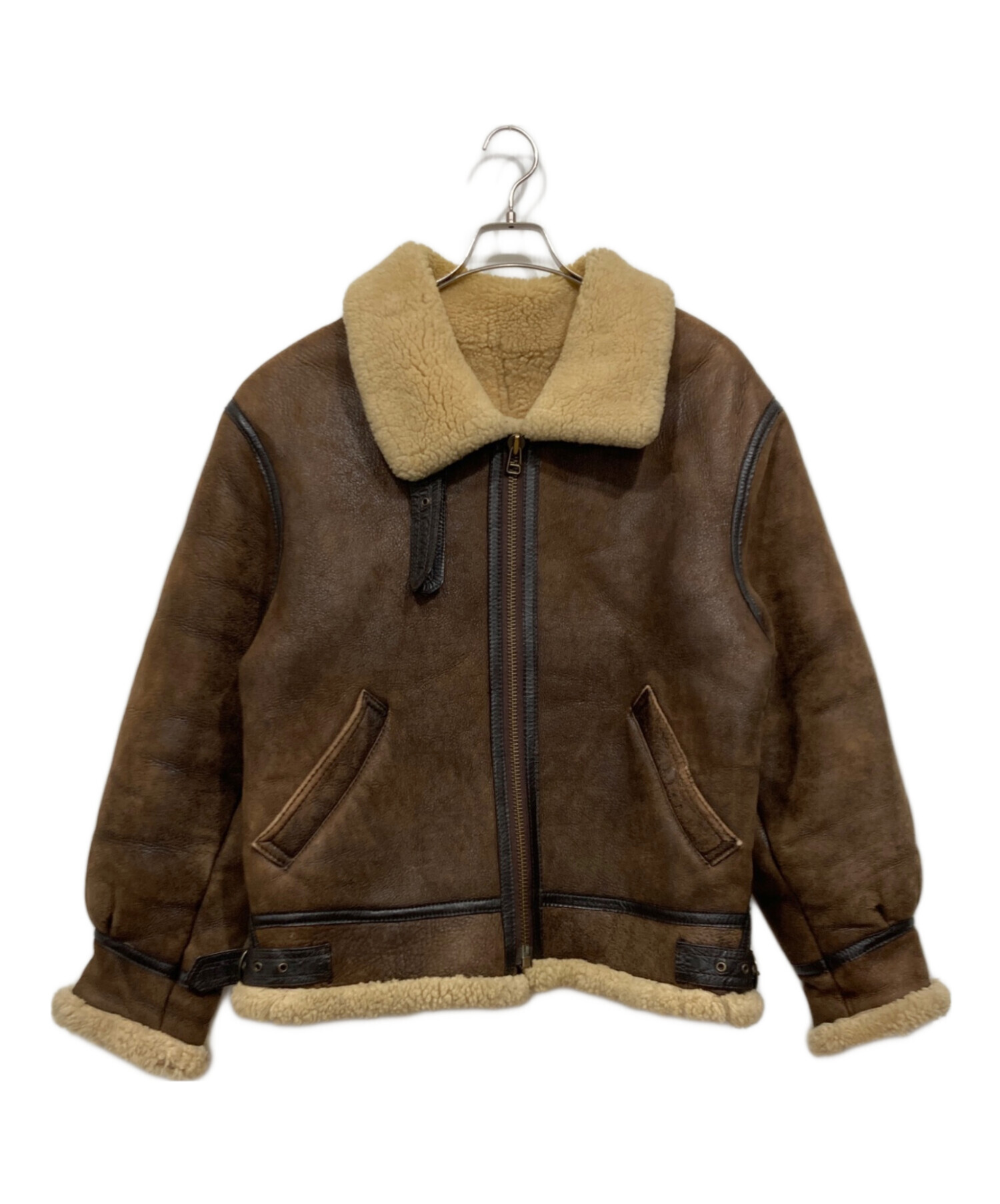 中古・古着通販】NO BRAND (ノーブランド) ムートンフライトジャケット