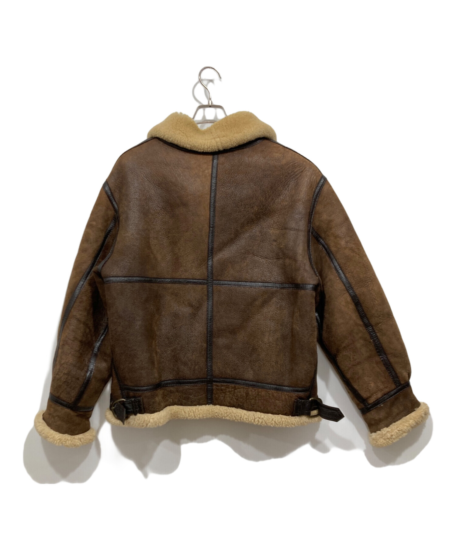 A-1 フライトジャケット　ノーブランド 中古・古着通販】NO BRAND (ノーブランド) ムートンフライトジャケット