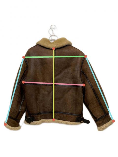 中古・古着通販】NO BRAND (ノーブランド) ムートンフライトジャケット