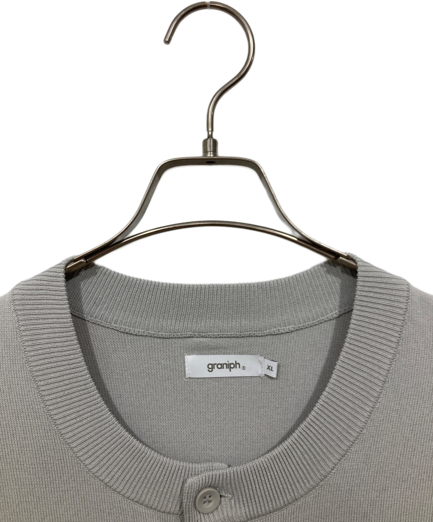 中古・古着通販】graniph (グラニフ) カーディガン グレー サイズ:XL