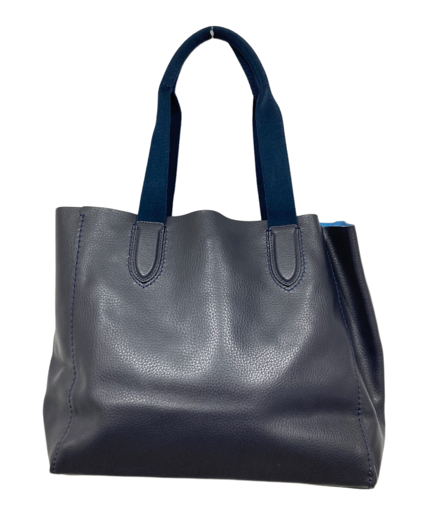 COACH ネイビー トートバッグ 極美品】コーチ メトロポリタン トート