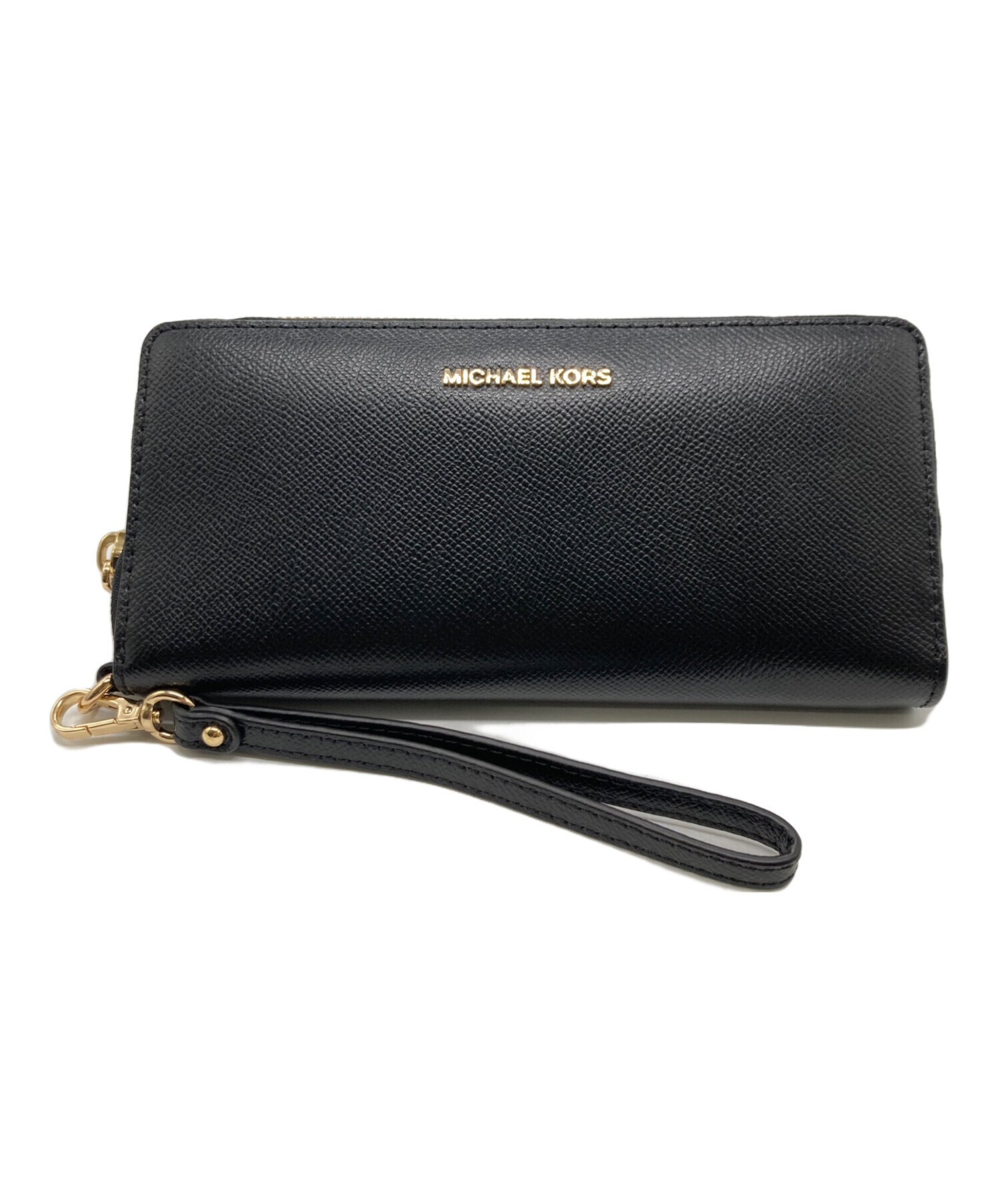 中古・古着通販】MICHAEL KORS (マイケルコース) 長財布 ブラック 