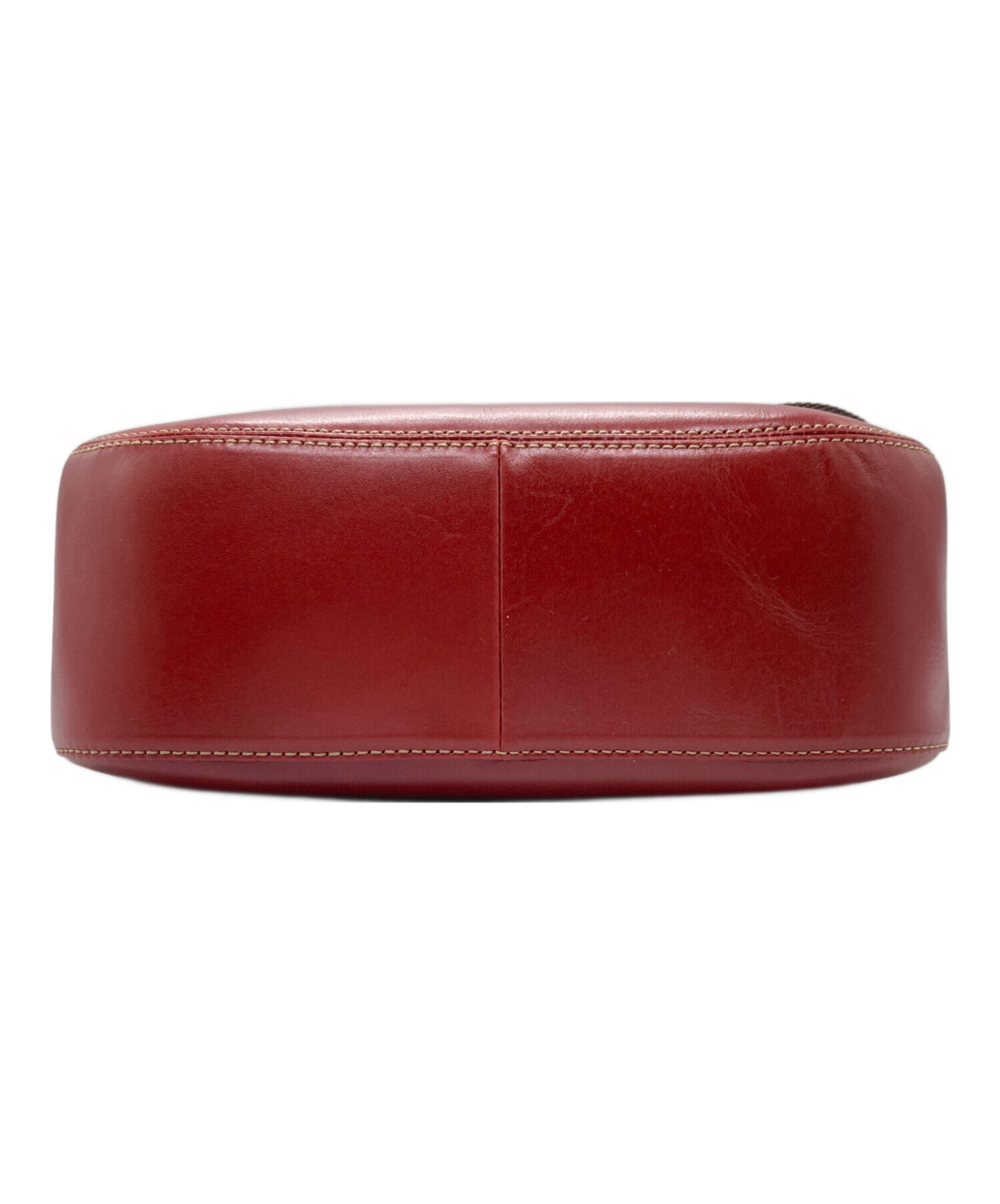 HAMANO / ショルダーバッグ/レザー/RED 中古・古着通販】HAMANO (ハマノ) レザーショルダーバッグ レッド