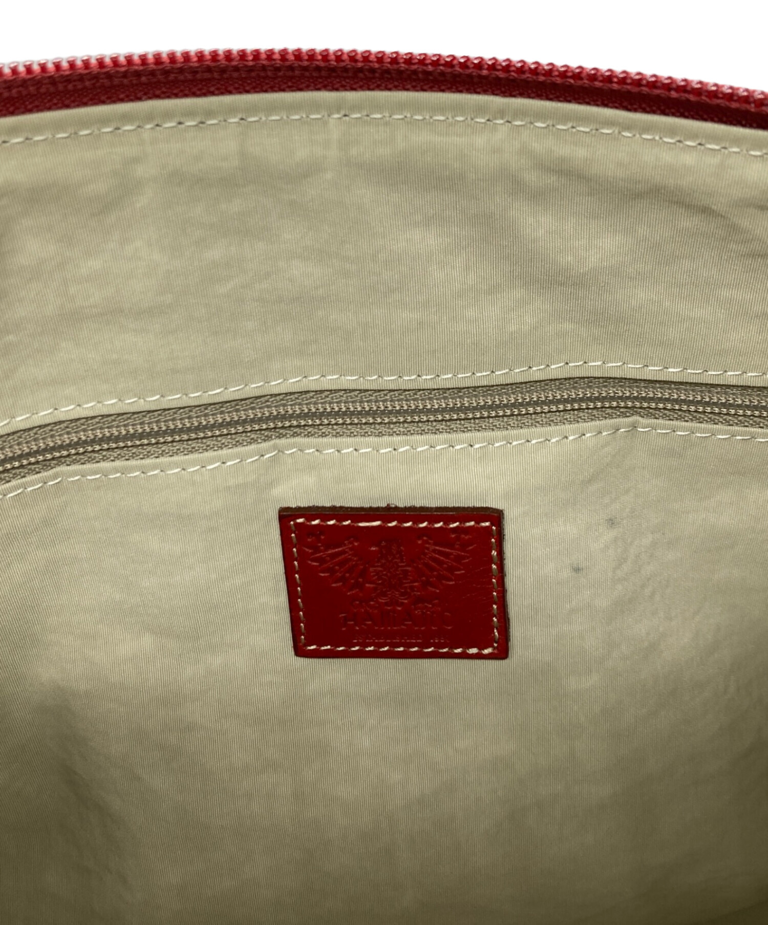 中古・古着通販】HAMANO (ハマノ) レザーショルダーバッグ レッド