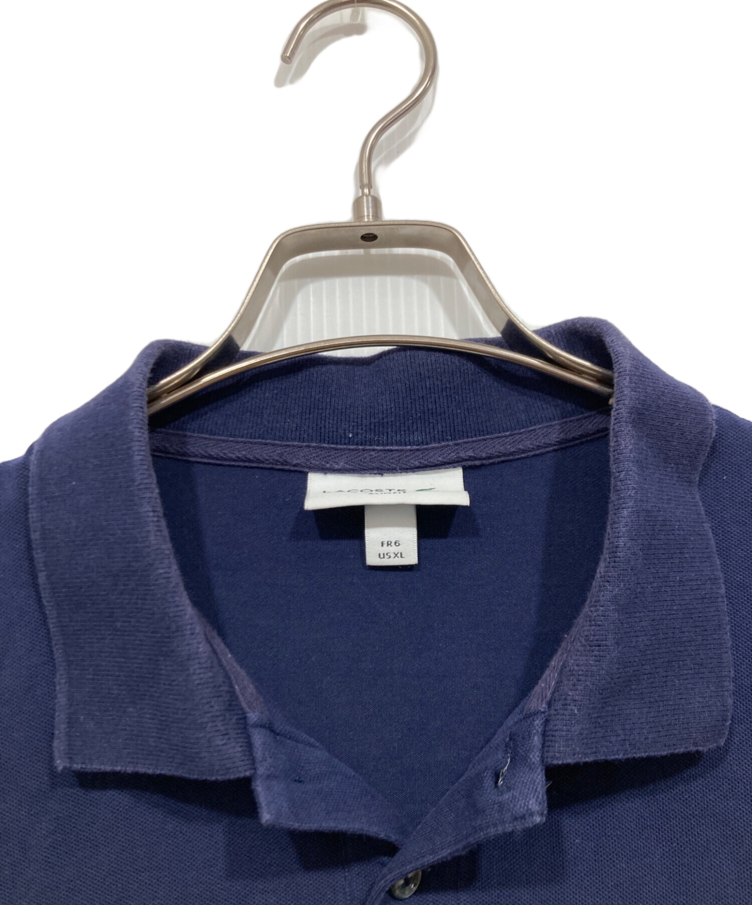 LACOSTE ネイビー ポロシャツ FR 6 (US XL) LACOSTE ネイビー ポロシャツ FR 6 (US XL) LACOSTE(ラコステ