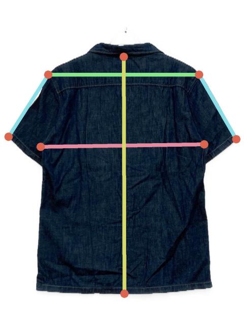 中古・古着通販】JIL SANDER (ジルサンダー) 半袖デニムシャツ