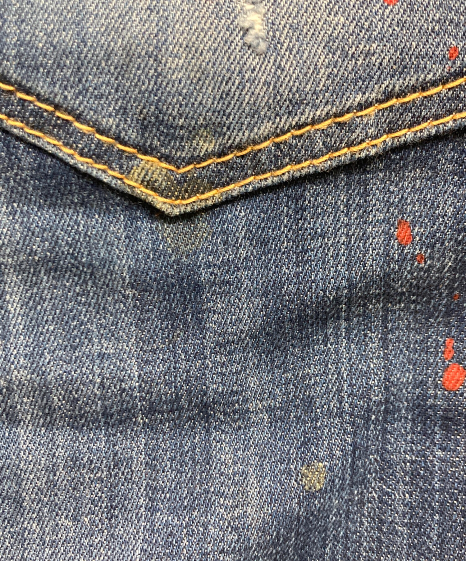 中古・古着通販】DSQUARED2 (ディースクエアード) ペイント加工 