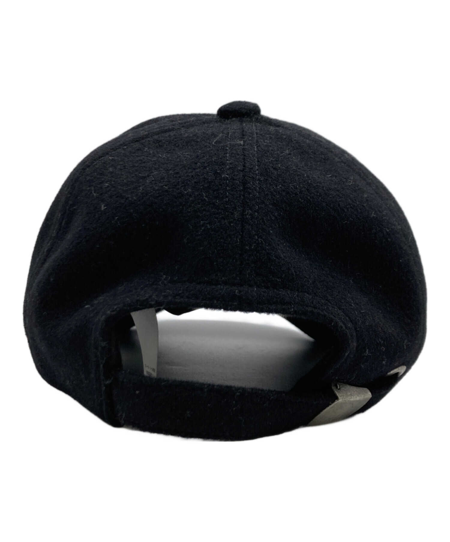 中古・古着通販】BALMAIN (バルマン) ウールロゴキャップ ブラック