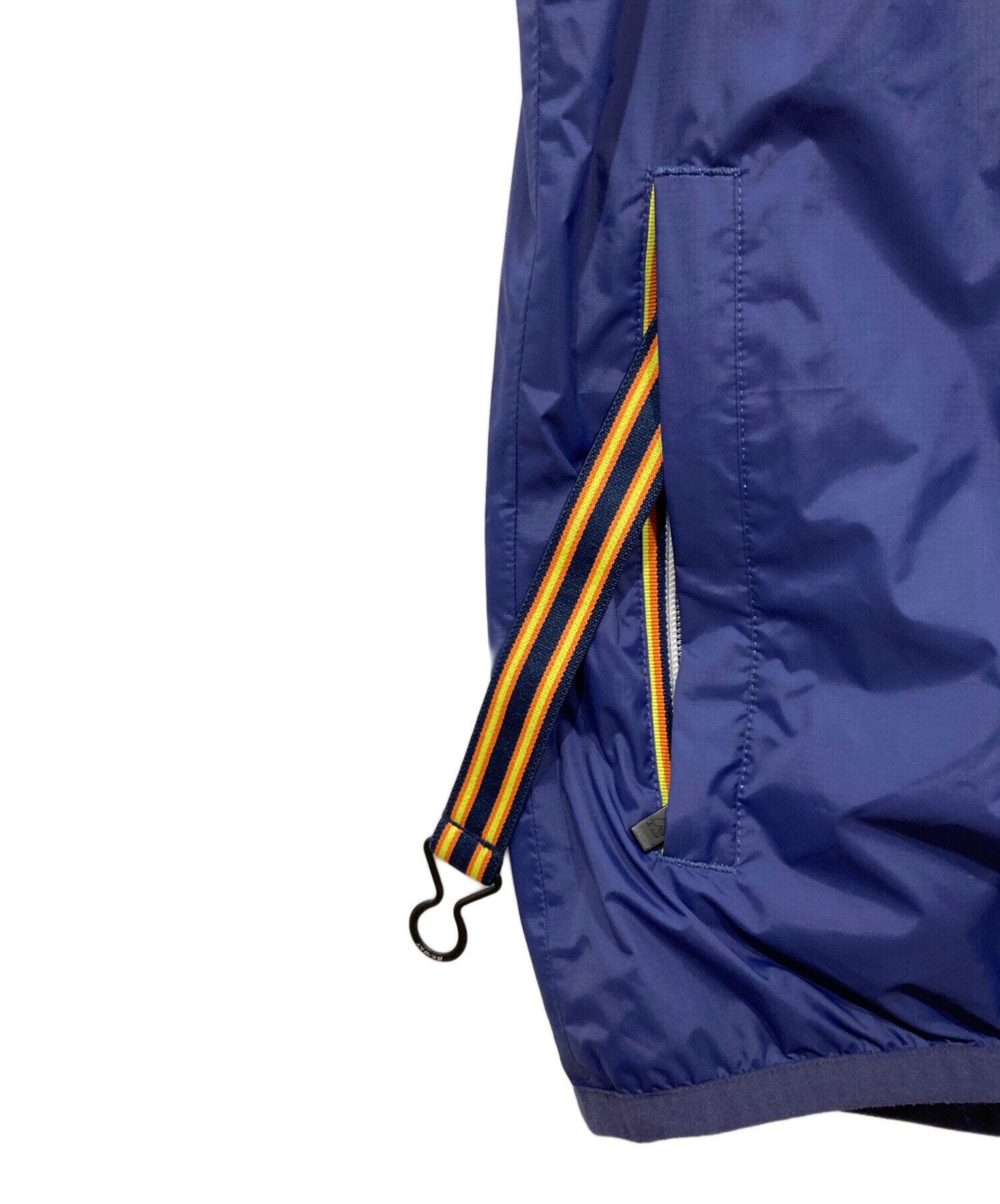 中古・古着通販】K-way (ケイウェイ) ナイロンベスト ネイビー サイズ 