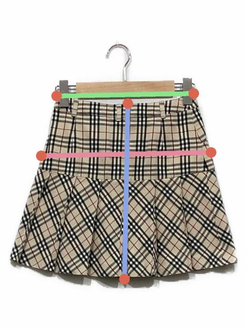 バーバリーズ　スカート風キュロット　2WAY ノバチェック バーバリーゴルフ 2WAY ノバチェック キュロット スカート風 イエロー