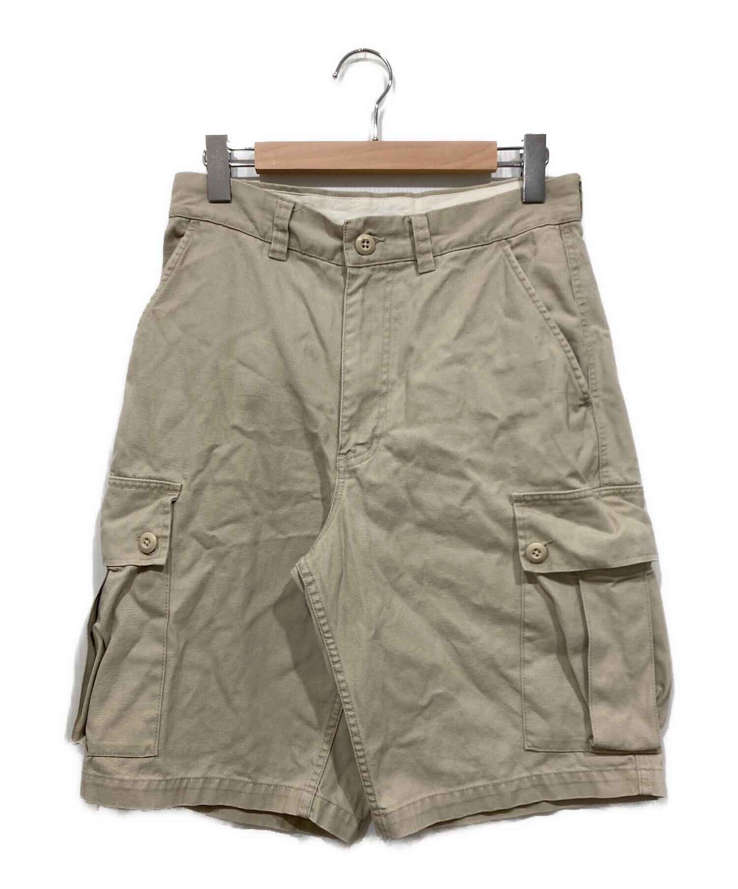 中古・古着通販】Schott (ショット) ハーフカーゴパンツ ベージュ 