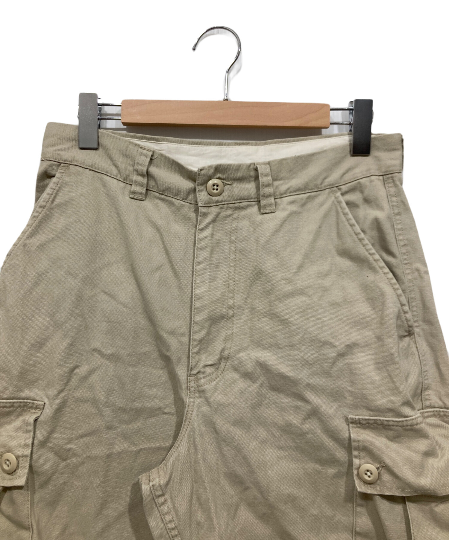 中古・古着通販】Schott (ショット) ハーフカーゴパンツ ベージュ