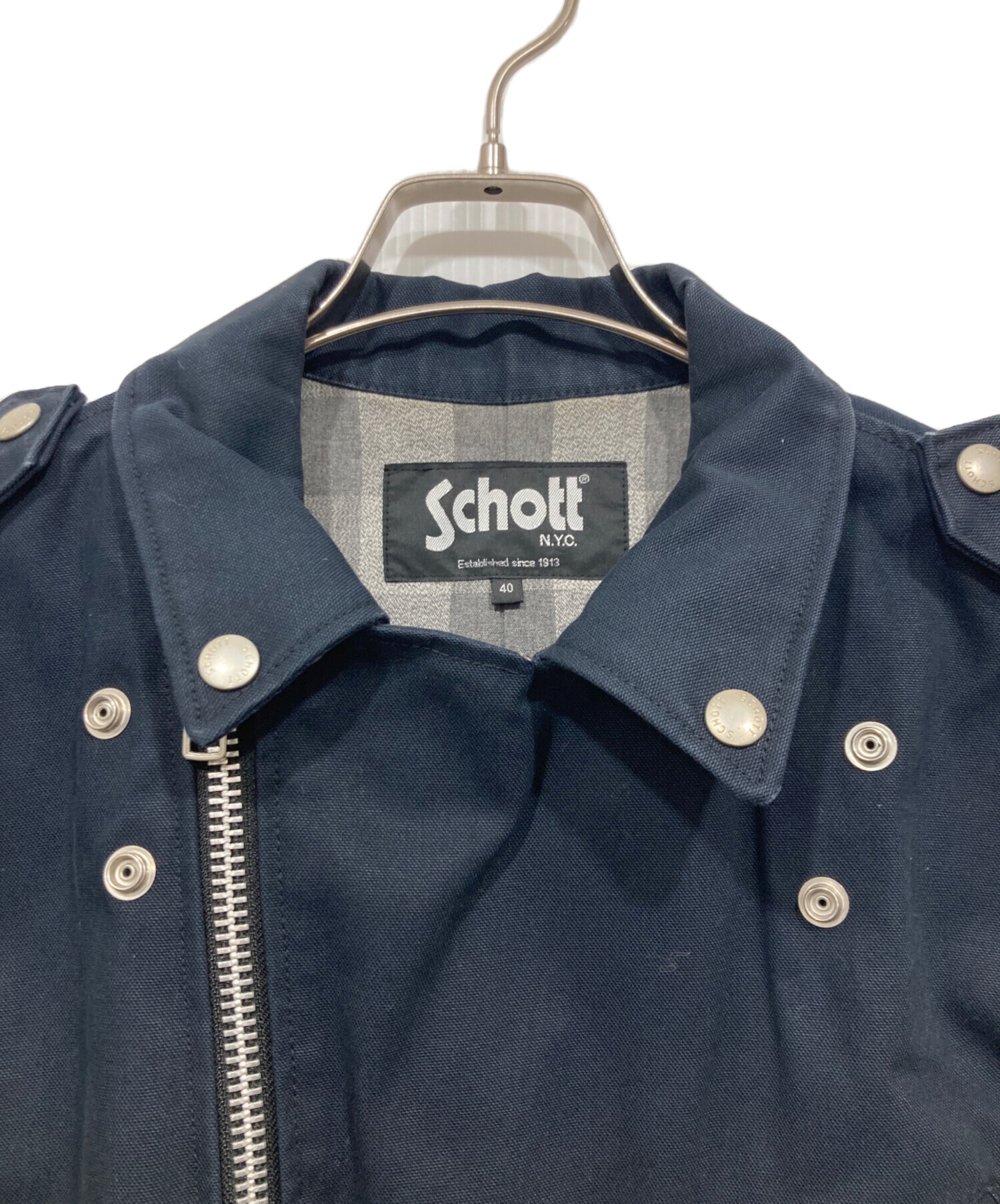 中古・古着通販】Schott (ショット) コットンダブルライダース 