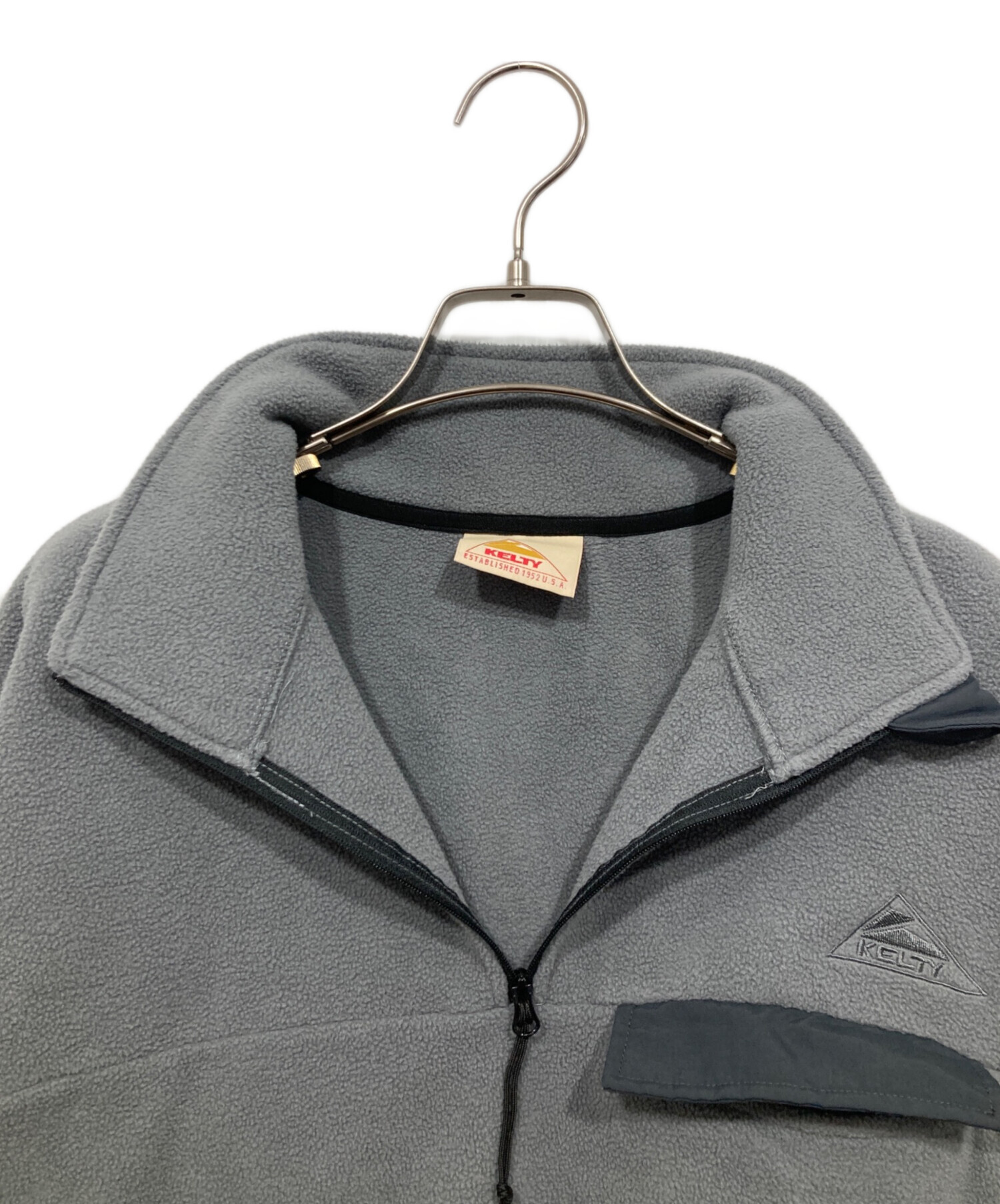 中古・古着通販】KELTY (ケルティ) フリースジャケット グレー サイズ 