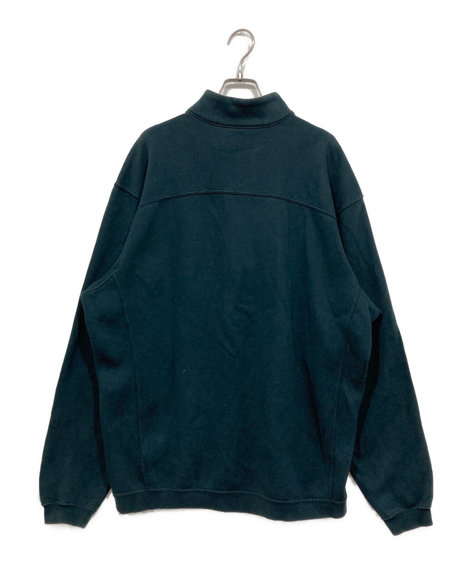 中古・古着通販】NIKE (ナイキ) ハーフジップスウェット ネイビー 