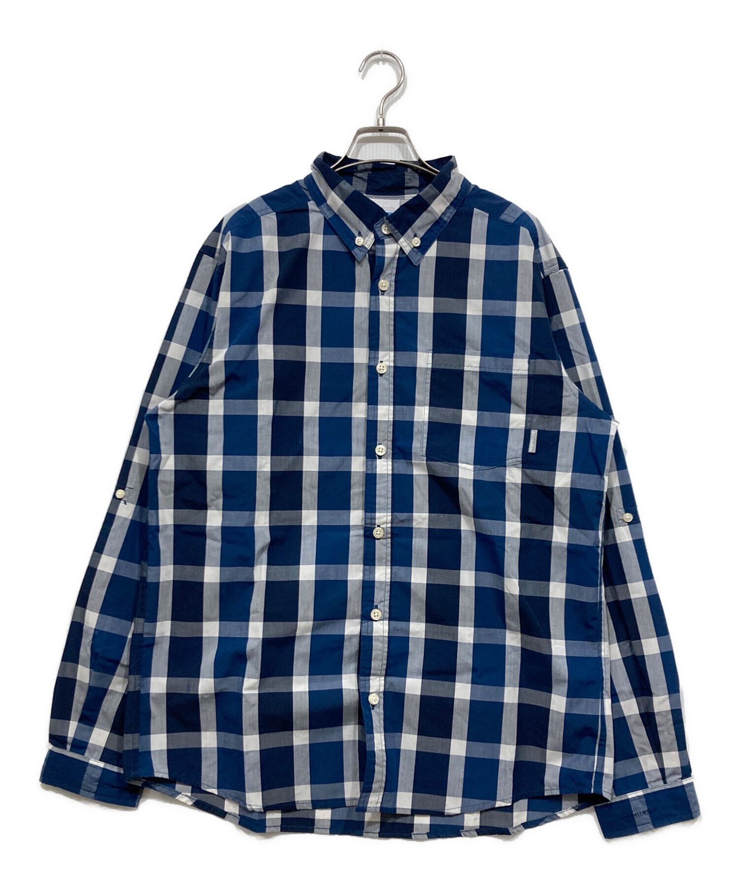 中古・古着通販】Columbia (コロンビア) チェックシャツ ネイビー 