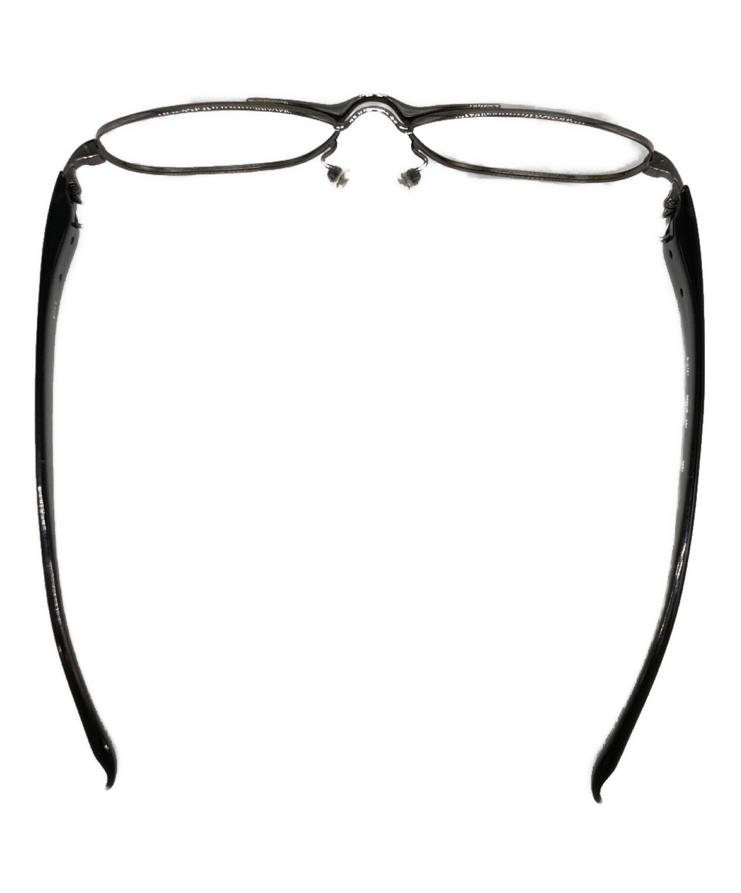 中古・古着通販】999.9 (フォーナインズ) 眼鏡フレーム ブラック