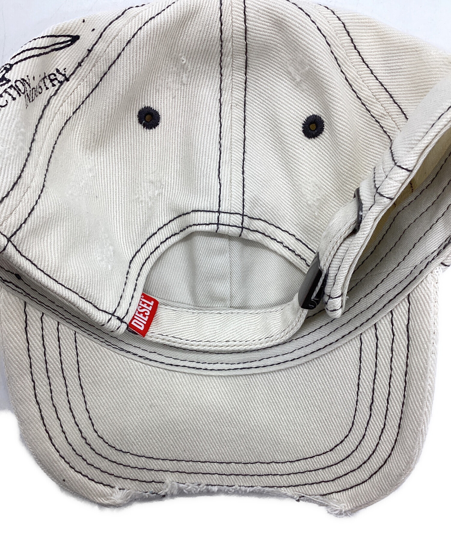 Diesel 白色キャップ DIESEL diesel ニット帽 ビーニー