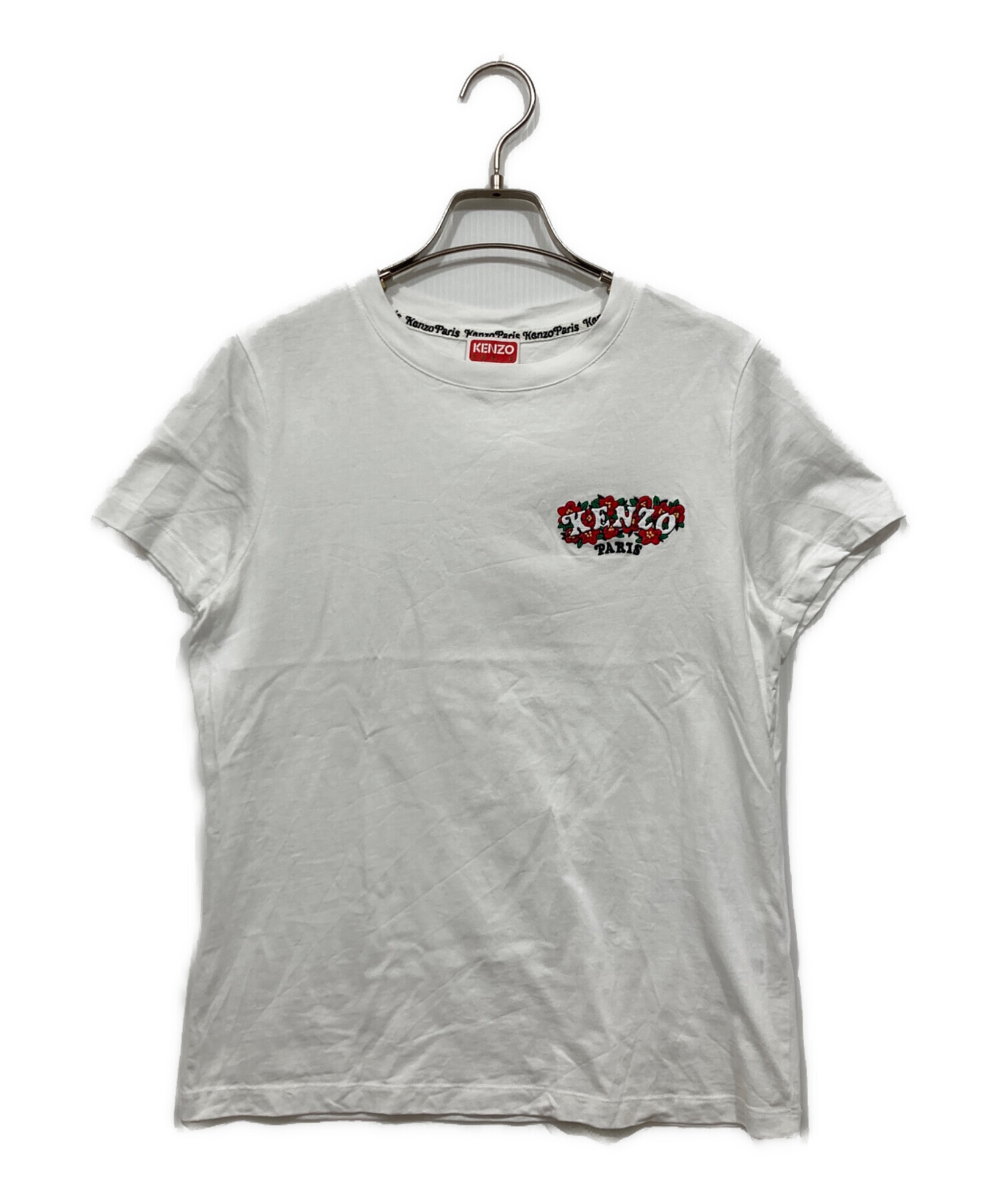中古・古着通販】KENZO (ケンゾー) ロゴTシャツ ホワイト サイズ:M 