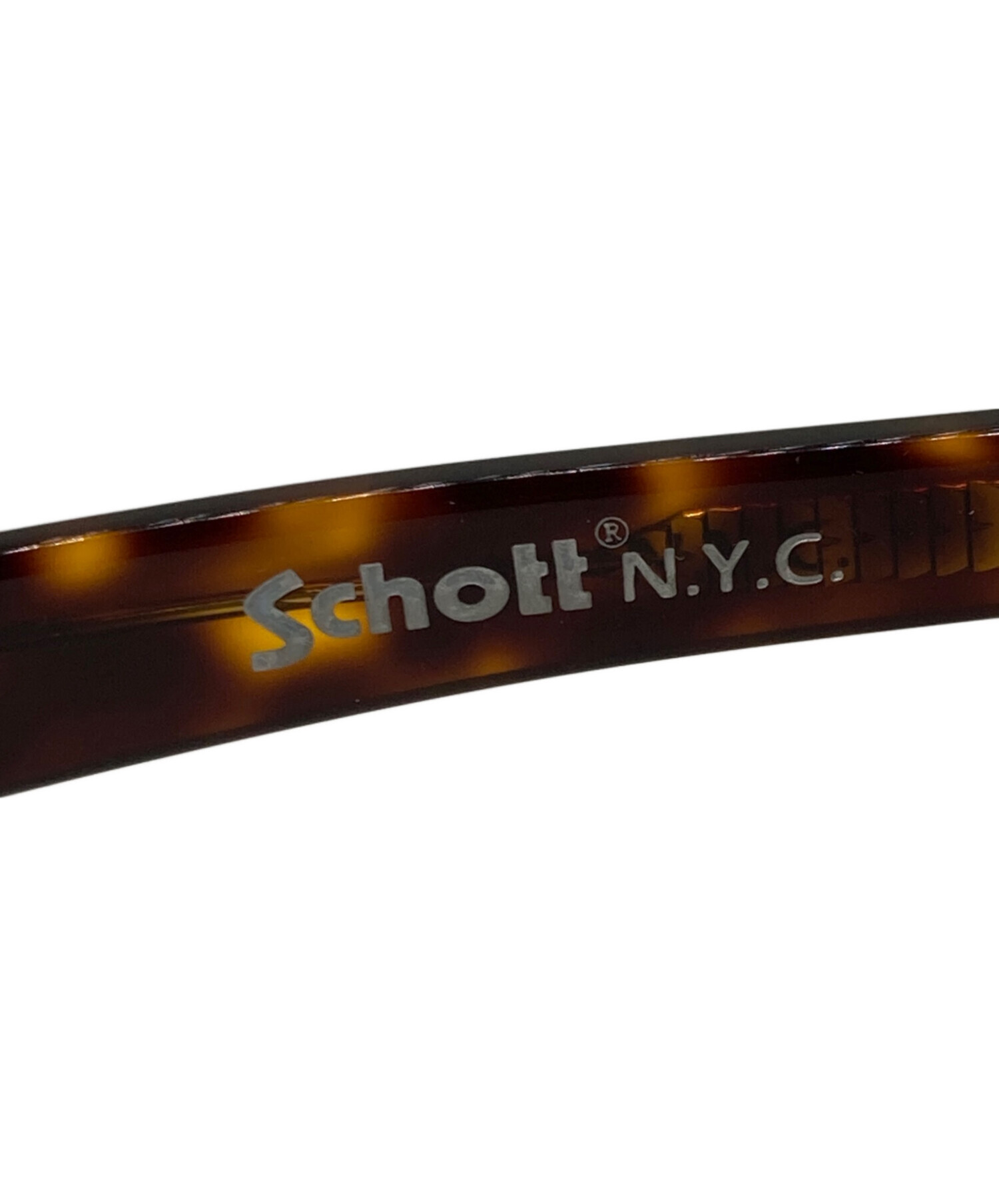 中古・古着通販】Schott (ショット) サングラス ブラウン サイズ:50口